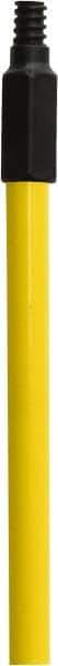 O-Cedar - 60 x 1" Fiberglass Squeegee Handle - Threaded Connection, Yellow - Exact Tool & Supply