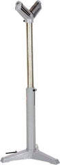 Vestil - Roller Support Stands & Accessories Type: Heavy-Duty "V" Roller Support Capacity (Lb.): 1,760 - Exact Tool & Supply
