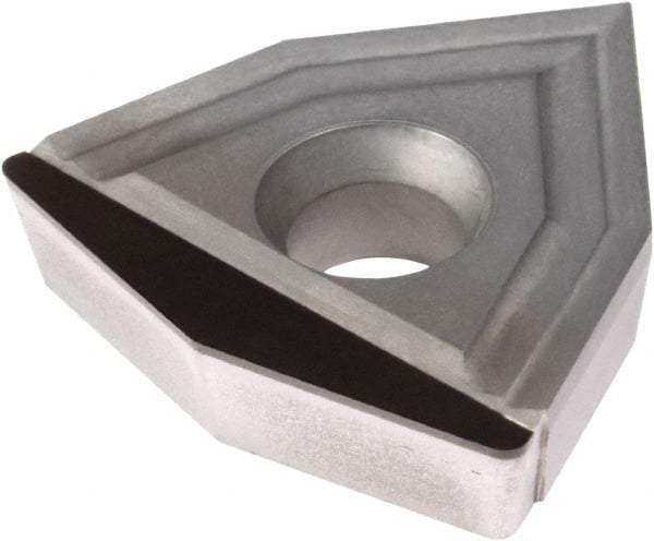 Kennametal - DFT070408 ST Grade KD1425 Diamond Tipped Indexable Drill Insert - Uncoated, Trigon, 12mm Inscribed Circle - Exact Tool & Supply