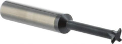 Scientific Cutting Tools - 10 TPI, Internal Single Profile Thread Mill - 1/2" Noml Diam, 0.32" Cut Diam, 3/8" Shank Diam, 4 Flute, 0.17" Neck Diam, 1.2" Neck Length, 3" OAL, AlTiN+ Finish - Exact Tool & Supply