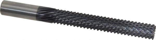 Onsrud - 1/2" Diam, 3-1/8" LOC, Burr End, Solid Carbide Diamond Pattern Router Bit - Right Hand Cut, 5" OAL, 1/2" Shank Diam, Use on Composites - Exact Tool & Supply