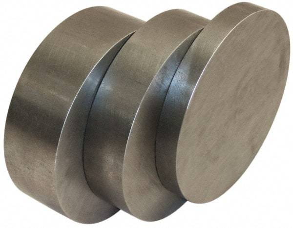 Value Collection - 5" Diam x 1" Long, 12L14 Steel Round Rod - Cold Finish, Mill, Steel - Exact Tool & Supply