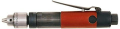 Ingersoll-Rand - 1/4" Keyed Chuck - Inline Handle, 1,900 RPM, 15 CFM, 0.25 hp, 90 psi - Exact Tool & Supply