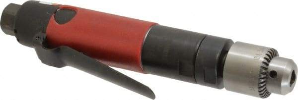 Ingersoll-Rand - 1/4" Keyed Chuck - Inline Handle, 3,300 RPM, 15 CFM, 0.25 hp, 90 psi - Exact Tool & Supply