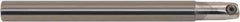 Millstar - 20mm Cut Diam, 200mm Max Depth of Cut, 20mm Shank Diam, 200mm OAL, Indexable Ball Nose End Mill - Straight Shank, CBCY Toolholder, BD-N, BD-R, BDS, FB-R, TO, TOBD-NF, HF Insert - Exact Tool & Supply