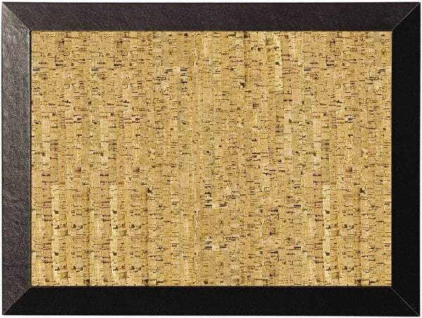MasterVision - 24" Wide x 18" High Open Cork Bulletin Board - Natural (Color) - Exact Tool & Supply