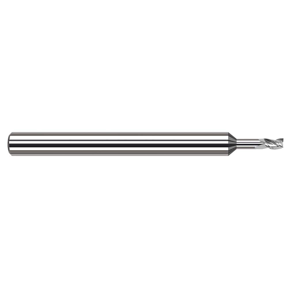 Harvey Tool - Square End Mills; Mill Diameter (Inch): 1/8 ; Mill Diameter (Decimal Inch): 0.1250 ; Length of Cut (Inch): 3/16 ; Length of Cut (Decimal Inch): 0.1870 ; Material: Solid Carbide ; Finish/Coating: Uncoated - Exact Tool & Supply