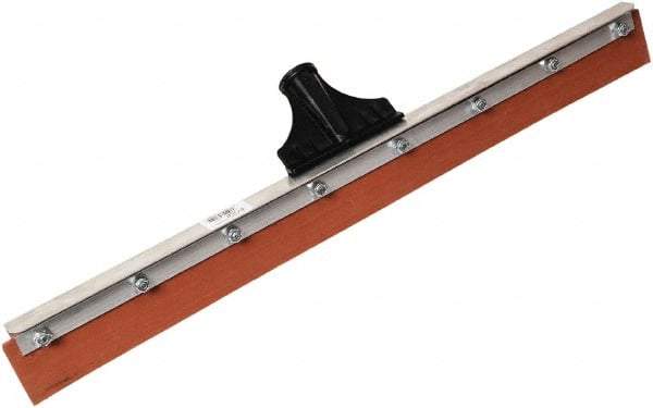SEYMOUR-MIDWEST - 23-7/8" Rubber Blade Floor Squeegee - Threaded End, Single Edge, Aluminum Holder - Exact Tool & Supply