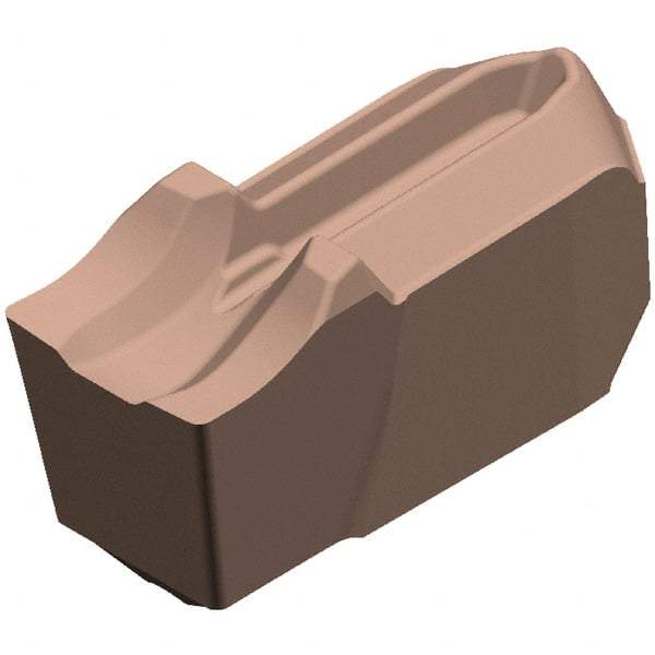 Kennametal - EC4 CF Grade KCU25, 4mm Cutting Width Carbide Cutoff Insert - Neutral Lead Angle, Al2O3 Finish - Exact Tool & Supply