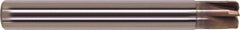 Millstar - 10mm, 6 Flute, Single End, Solid Carbide, 1.1mm Corner Radius End Mill - 76mm OAL, Right Hand Flute, 4.5mm LOC, Right Hand Cut - Exact Tool & Supply