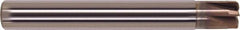 Millstar - 5/16", 6 Flute, Single End, Solid Carbide, 0.036" Corner Radius End Mill - 3" OAL, Right Hand Flute, 5/32" LOC, Right Hand Cut - Exact Tool & Supply