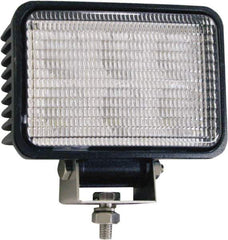 Buyers Products - 12 to 24 Volt, Clear Flood Beam Light - 1.5 Amps, 1,350 Lumens, 6 LED Lamp - Exact Tool & Supply