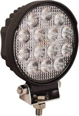 Buyers Products - 12 to 24 Volt, Clear Flood Beam Light - 3.0 Amps, 2,525 Lumens, 14 LED Lamp - Exact Tool & Supply