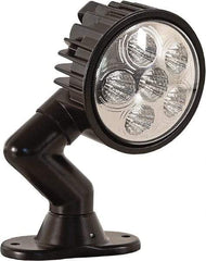 Buyers Products - 12 to 24 Volt, Clear LED Spotlight - 1.5 Amps, 1,350 Lumens, 6 LED Lamp - Exact Tool & Supply