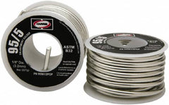 Lincoln Electric - Solder Type: Solder Diameter (Inch): 1/8 - Exact Tool & Supply
