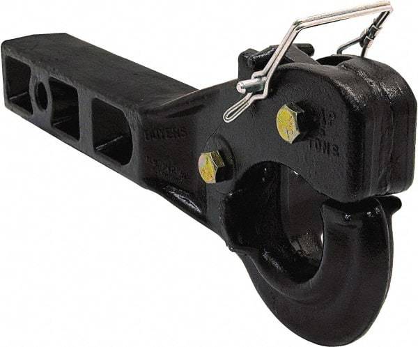 Buyers Products - 10,000 Lb Capacity Receiver Mount Pintle Hook - For Use with Trailers - Exact Tool & Supply