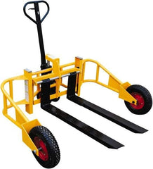 Vestil - 2,000 Lb Capacity, 9" Lift Industrial Pallet Truck - 3" Min Lift Height, 48" Fork Length x 4" Fork Width, 65" Overall Width - Exact Tool & Supply