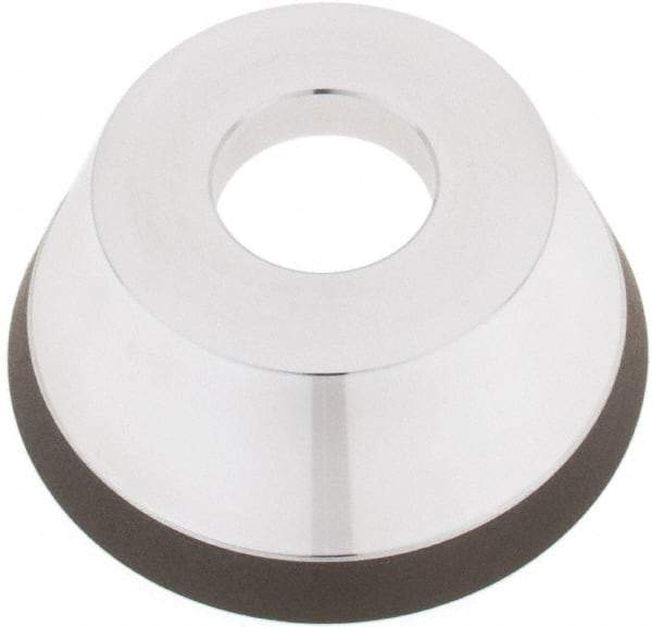 Tru-Maxx - 95mm Diam, 1-1/4" Hole Size, 1" Overall Thickness, 150 Grit, Type 11V9, Tool & Cutter Grinding Wheel - Very Fine Grade, Diamond - Exact Tool & Supply