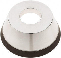 Tru-Maxx - 95mm Diam, 1-1/4" Hole Size, 1" Overall Thickness, 150 Grit, Type 11V9, Tool & Cutter Grinding Wheel - Very Fine Grade, CBN - Exact Tool & Supply