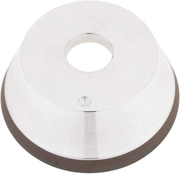 Tru-Maxx - 5" Diam, 1-1/4" Hole Size, 1" Overall Thickness, 120 Grit, Type 11V9, Tool & Cutter Grinding Wheel - Fine Grade, CBN - Exact Tool & Supply