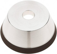 Tru-Maxx - 95mm Diam, 3/4" Hole Size, 1" Overall Thickness, 120 Grit, Type 11V9, Tool & Cutter Grinding Wheel - Fine Grade, Diamond - Exact Tool & Supply