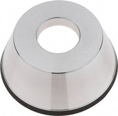Tru-Maxx - 95mm Diam, 1-1/4" Hole Size, 1" Overall Thickness, 150 Grit, Type 11V9, Tool & Cutter Grinding Wheel - Very Fine Grade, CBN - Exact Tool & Supply