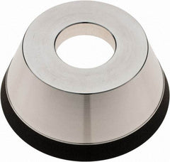 Tru-Maxx - 95mm Diam, 1-1/4" Hole Size, 1" Overall Thickness, 180 Grit, Type 11V9, Tool & Cutter Grinding Wheel - Very Fine Grade, Diamond - Exact Tool & Supply
