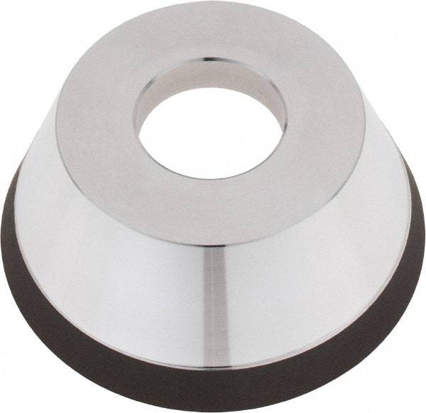 Tru-Maxx - 95mm Diam, 1-1/4" Hole Size, 1" Overall Thickness, 150 Grit, Type 11V9, Tool & Cutter Grinding Wheel - Very Fine Grade, Diamond - Exact Tool & Supply