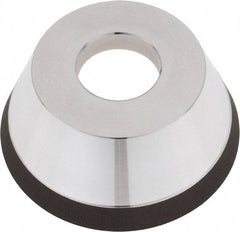 Tru-Maxx - 95mm Diam, 1-1/4" Hole Size, 1" Overall Thickness, 150 Grit, Type 11V9, Tool & Cutter Grinding Wheel - Very Fine Grade, Diamond - Exact Tool & Supply