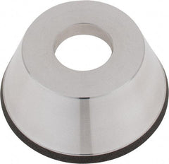 Tru-Maxx - 95mm Diam, 1-1/4" Hole Size, 1" Overall Thickness, 100 Grit, Type 11V9, Tool & Cutter Grinding Wheel - Fine Grade, CBN - Exact Tool & Supply