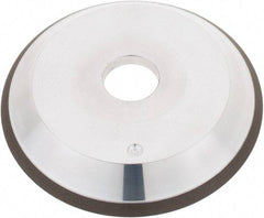 Tru-Maxx - 6" Diam, 1-1/4" Hole Size, 3" Overall Thickness, 120 Grit, Type 12V9, Tool & Cutter Grinding Wheel - Fine Grade, CBN - Exact Tool & Supply