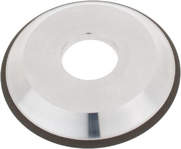Tru-Maxx - 4" Diam, 1-1/4" Hole Size, 1" Overall Thickness, 180 Grit, Type 12V9, Tool & Cutter Grinding Wheel - Very Fine Grade, Diamond - Exact Tool & Supply