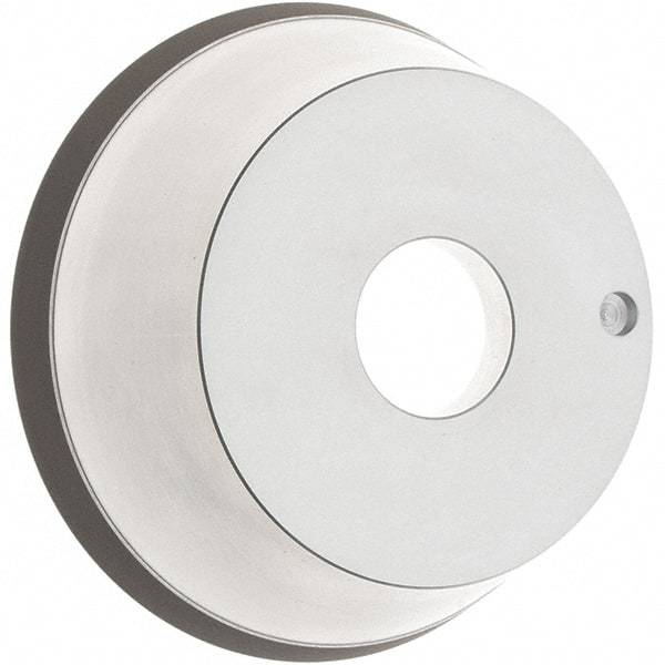 Tru-Maxx - 5" Diam, 1-1/4" Hole Size, 1" Overall Thickness, 150 Grit, Type 11V9, Tool & Cutter Grinding Wheel - Very Fine Grade, Diamond - Exact Tool & Supply