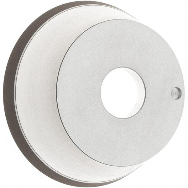 Tru-Maxx - 5" Diam, 1-1/4" Hole Size, 1" Overall Thickness, 120 Grit, Type 11V9, Tool & Cutter Grinding Wheel - Fine Grade, Diamond - Exact Tool & Supply
