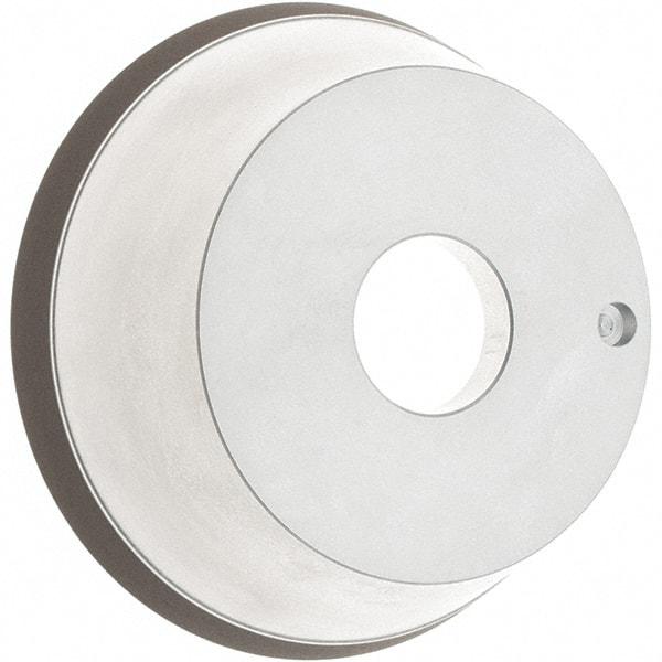 Tru-Maxx - 5" Diam, 1-1/4" Hole Size, 1" Overall Thickness, 100 Grit, Type 11V9, Tool & Cutter Grinding Wheel - Fine Grade, Diamond - Exact Tool & Supply