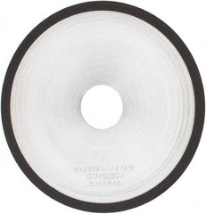 Tru-Maxx - 6" 120 Grit Diamond Cutoff Wheel - 0.035" Thick, 1-1/4" Arbor, Use with Angle Grinders - Exact Tool & Supply