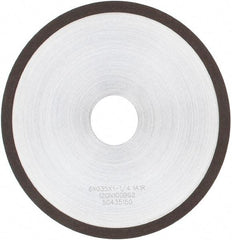 Tru-Maxx - 6" 120 Grit Diamond Cutoff Wheel - 0.035" Thick, 1-1/4" Arbor, Use with Angle Grinders - Exact Tool & Supply