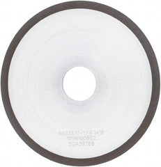 Tru-Maxx - 6" 100 Grit Diamond Cutoff Wheel - 0.035" Thick, 1-1/4" Arbor, Use with Angle Grinders - Exact Tool & Supply
