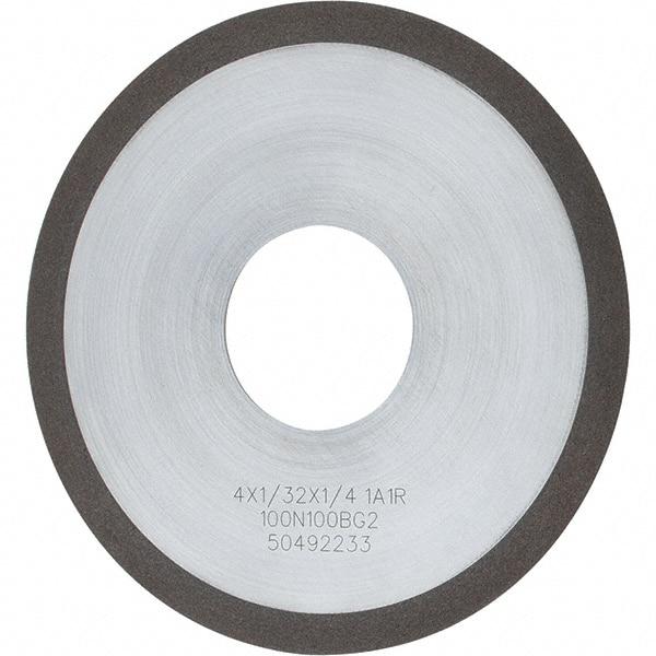 Tru-Maxx - 4" 100 Grit Diamond Cutoff Wheel - 1/32" Thick, 1-1/4" Arbor, Use with Angle Grinders - Exact Tool & Supply