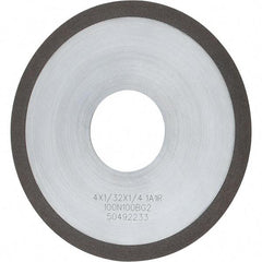 Tru-Maxx - 4" 100 Grit Diamond Cutoff Wheel - 1/32" Thick, 1-1/4" Arbor, Use with Angle Grinders - Exact Tool & Supply