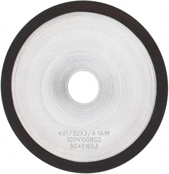 Tru-Maxx - 4" 100 Grit Diamond Cutoff Wheel - 1/32" Thick, 3/4" Arbor, Use with Angle Grinders - Exact Tool & Supply