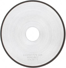 Tru-Maxx - 6" 100 Grit Diamond Cutoff Wheel - 0.045" Thick, 1-1/4" Arbor, Use with Angle Grinders - Exact Tool & Supply