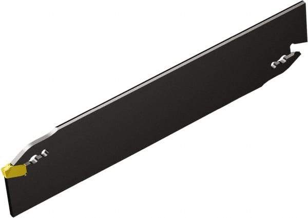 Sandvik Coromant - 33mm Max Depth of Cut, Neutral Cut, Indexable Grooving Blade - 2.25mm Insert Width, F Seat Size, QD-NN2..A Insert Style, Series CoroCut QD - Exact Tool & Supply