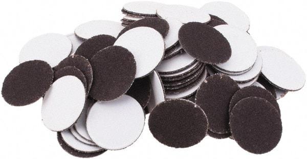 Tru-Maxx - 3/4" Diam, 240 Grit Aluminum Oxide Adhesive PSA Disc - Very Fine Grade, X Weighted Cloth Backing, For Right Angle/Vertical Shaft Portable Grinders - Exact Tool & Supply