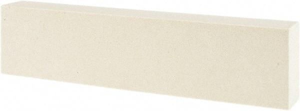 Tru-Maxx - 120 Grit Aluminum Oxide Rectangular Polishing Stone - Fine Grade, 2" Wide x 8" Long x 1" Thick - Exact Tool & Supply