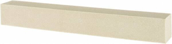 Tru-Maxx - 120 Grit Aluminum Oxide Square Polishing Stone - Fine Grade, 1" Wide x 8" Long x 1" Thick - Exact Tool & Supply
