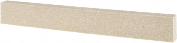 Tru-Maxx - 120 Grit Aluminum Oxide Rectangular Polishing Stone - Fine Grade, 1" Wide x 8" Long x 1/2" Thick - Exact Tool & Supply