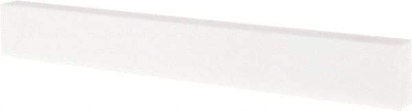 Tru-Maxx - 100 Grit Aluminum Oxide Rectangular Polishing Stone - Fine Grade, 1" Wide x 8" Long x 1/2" Thick - Exact Tool & Supply