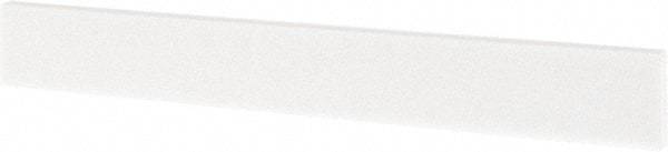 Tru-Maxx - 80 Grit Aluminum Oxide Rectangular Polishing Stone - Medium Grade, 1" Wide x 8" Long x 1/4" Thick - Exact Tool & Supply