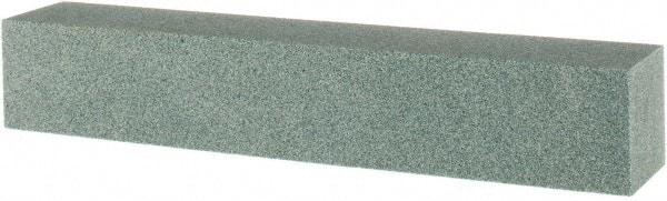 Tru-Maxx - 120 Grit Aluminum Oxide Square Polishing Stone - Fine Grade, 1" Wide x 6" Long x 1" Thick - Exact Tool & Supply